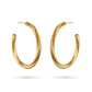 River Hoop Earring Gold