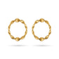 Waves Hoop Earring Gold