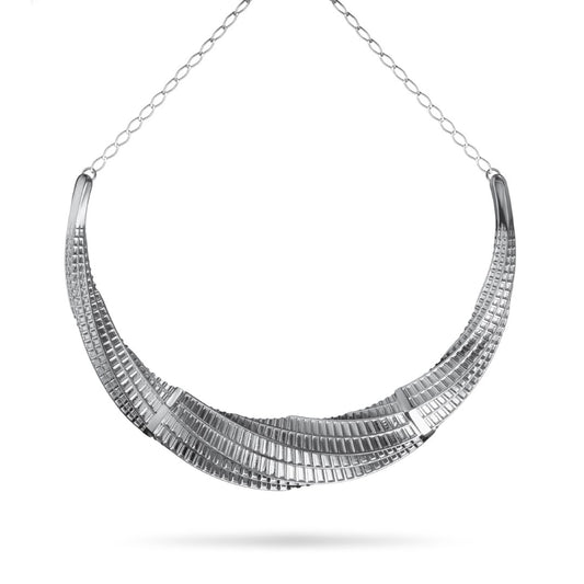 Colar River Ródio Branco