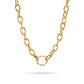 Ripple Waves Necklace Gold