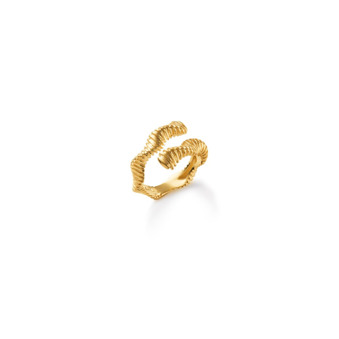 Waves Ring Gold