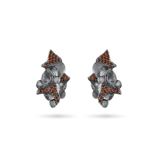 Earring Balance Black Rhodium