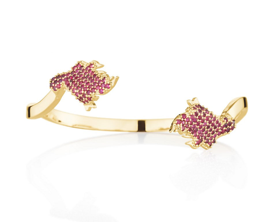 Flame Bracelet Gold